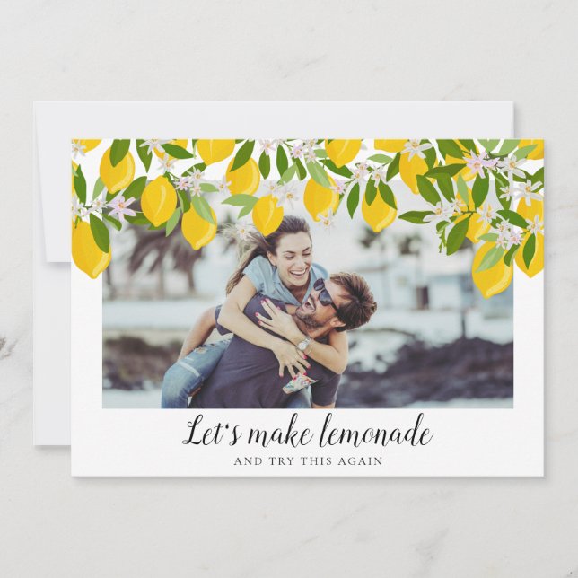 Ändra datum förskjutet evenemang Citroner Foto Spara Datumet (Framsida)