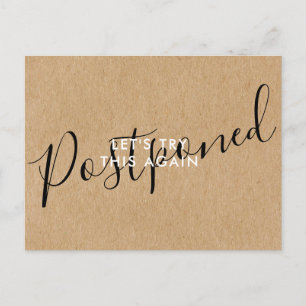 Ändra datumet för uppskjuten avbruten händelse meddelande vykort