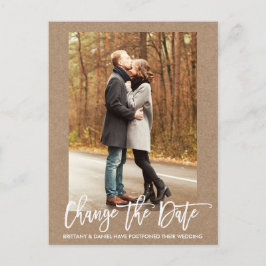 Ändra datumfotopenselskriptet Kraft Vykort