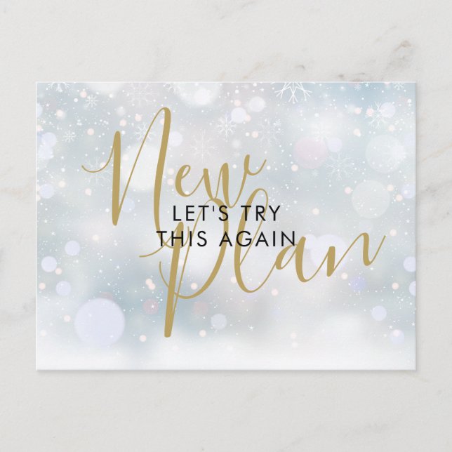 Ändra den avbrutna vinter som är datumskript för d vykort (Framsida)