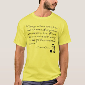 Ändra den ska komen - Obama, Barack T-shirt