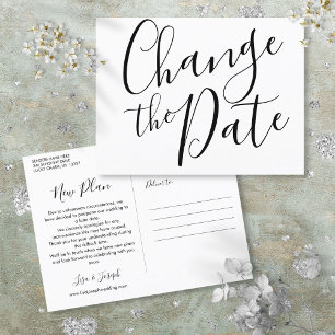 Ändra den uppskjutna händelsen för datum i modern  meddelande vykort