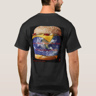 Andra design för ostburger t shirt