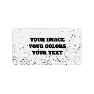 Ändra design från frik och Skapa dig själv Adressetikett