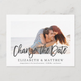 Ändra det moderna fotot för meddelande om datum Br Vykort