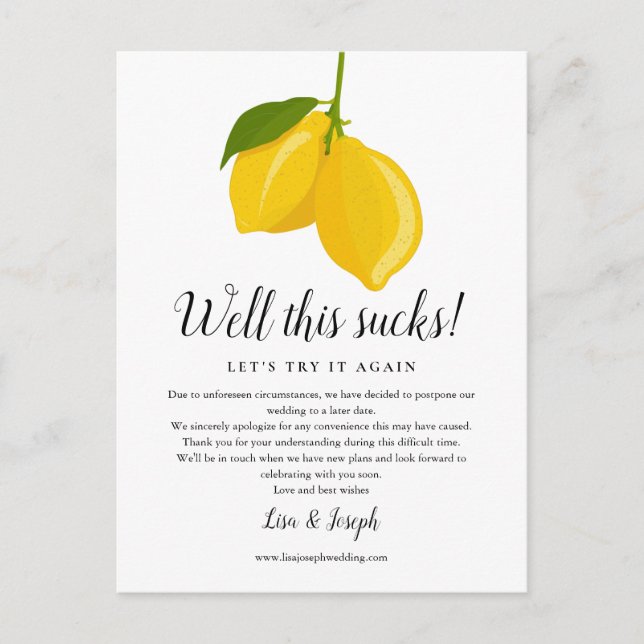 Ändra det uppskjutna datumet för avbrutet citonfot vykort (Framsida)