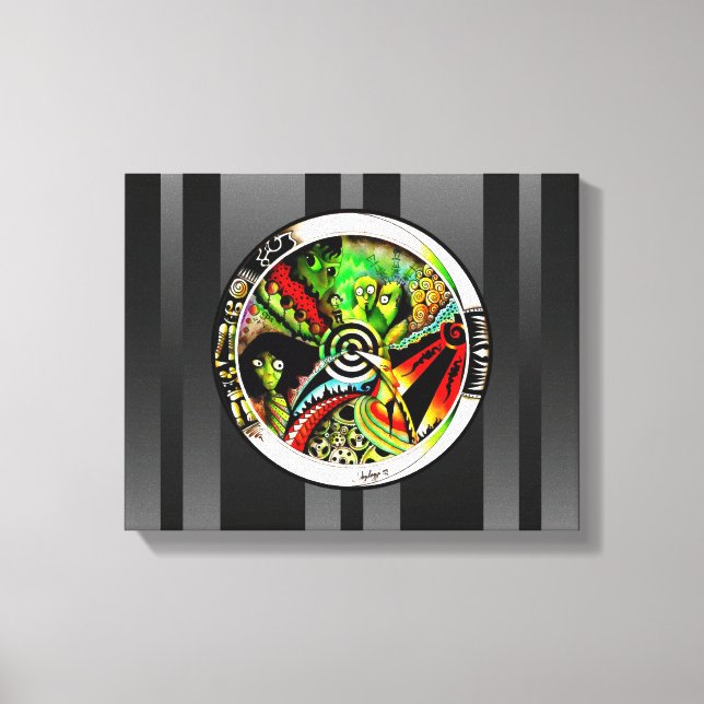 Andra dimensioner canvastryck (Framsida)