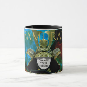 Ändra ditt foto, Samurai Helmet Mugg