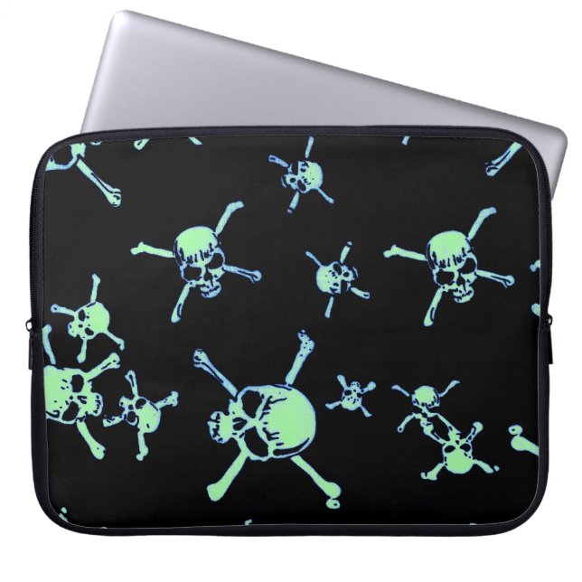 Ändra Döskallarna i Färg Laptop Sleeve (Framsidan)