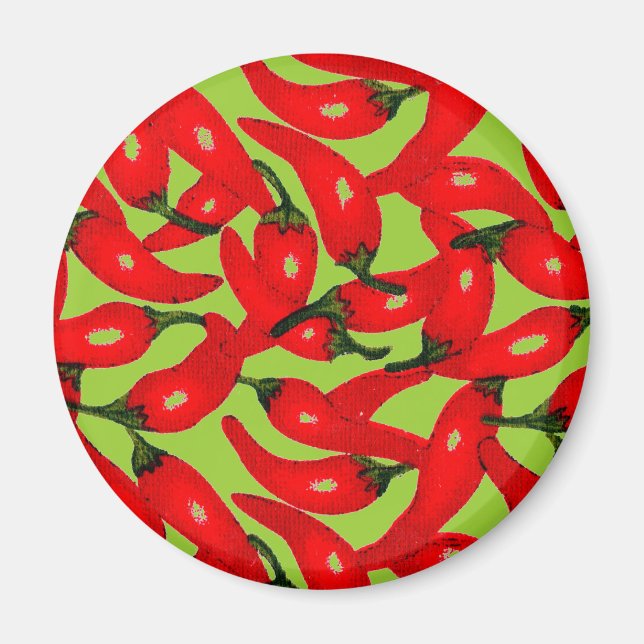 Ändra Färg Chili Magnet (Framsidan)
