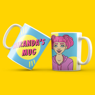 Ändra färg Tonåring flicka Kaffemugg