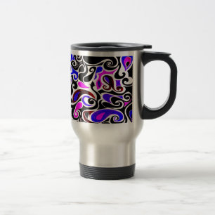 Ändra Färg Wacky Retro Swirl Resemugg