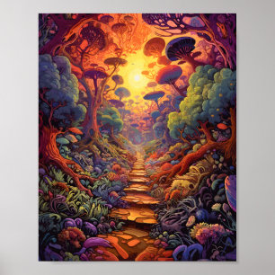 Andra färglösa surreala scener i Äventyr Poster