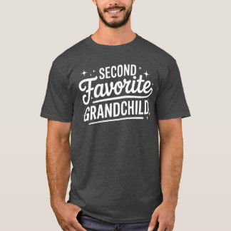 Andra favoritbarnbarn 2:a favoritbarnbarn t shirt