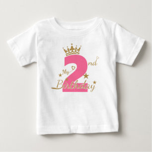 Andra födelsedag, andra födelsedag t shirt