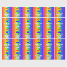 Andra födelsedag: färgstark, Roligt Rainbow Mönste