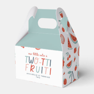 Andra födelsedag frukt röd sommar Barns party Presentaskar