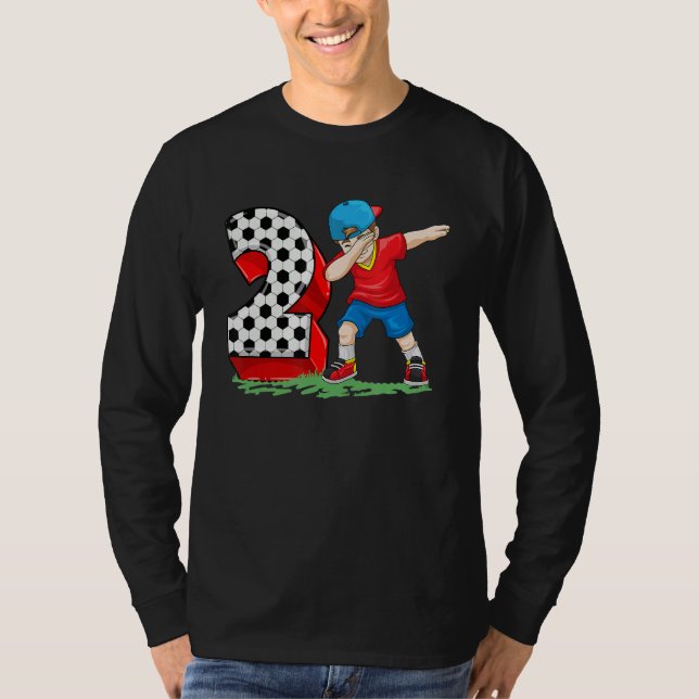 Andra födelsedag Tema Födelsedagsfest 2 år T Shirt (Framsida)