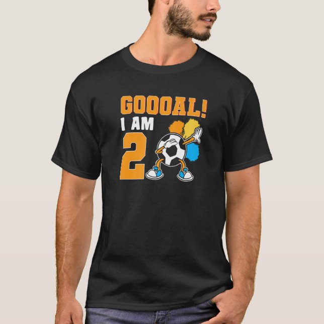 Andra födelsedag Tema Födelsedagsfest 2 år T Shirt (Framsida)