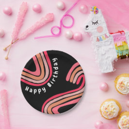 Andra födelsedag två Groovy Rainbow