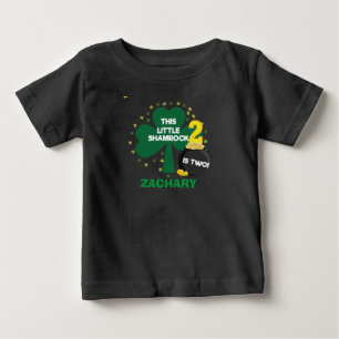 Andra födelsedagan skjorta iriska schamprock för t shirt