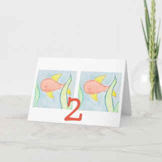 Andra födelsedagarkortet kort