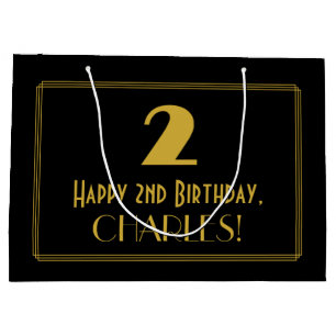 Andra födelsedagen - Art Deco-inspirerat utseende 