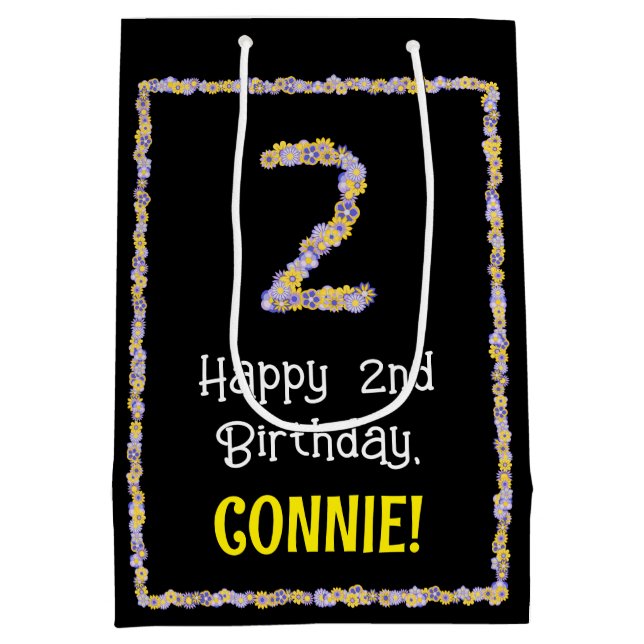 Andra födelsedagen: Blommigt Flowers Number, eget  (Baksidan)