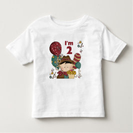 Andra födelsedagen Cowboy T-shirts och presenter