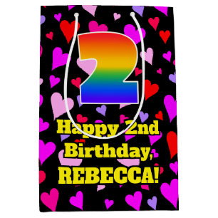 Andra födelsedagen: Loving Hearts Mönster, Regnbåg