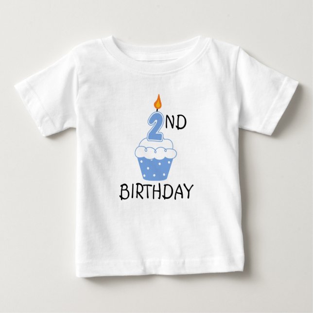 Andra födelsedagen T-Shirt-för barn Tee (Framsida)