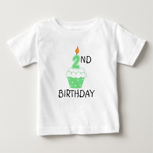 Andra födelsedagen T-Shirt-för barn Tee Shirt (Framsida)