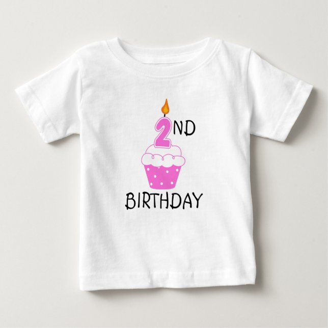 Andra födelsedagen T-Shirt-för barn Tee Shirt (Framsida)