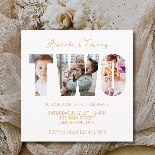 Andra Födelsedagsfestens favoriter för flickpojkar Inbjudningar (Skapare uppladdad)