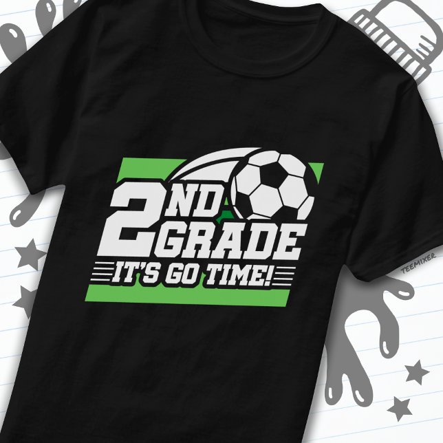 Andra fotbolls-EM Klass första dagen Back to schoo T Shirt (Skapare uppladdad)