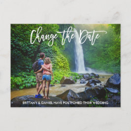 Ändra fotot för datummodern pensel vykort