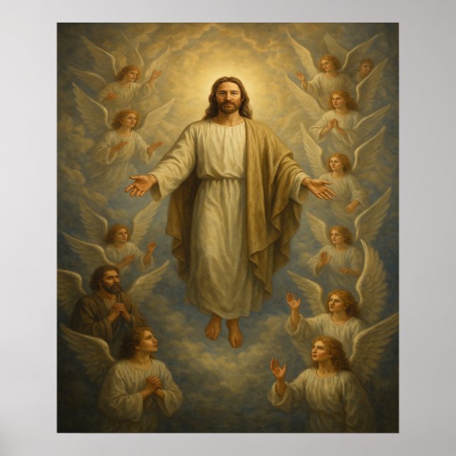 Andra gången Jesus™ LDS Wall Art Poster (Framsidan)