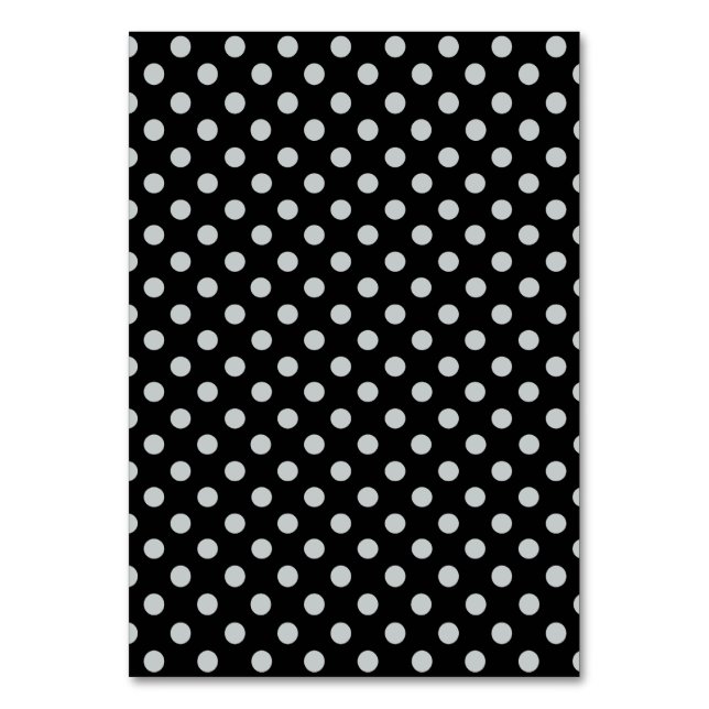 Ändra Grått Polka dots Valfritt Färg-klicka på Anp Bordsnummer (Framsidan)