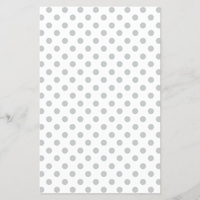 Ändra Grått Polka dots Valfritt Färg-klicka på Anp Flygblad (Framsidan)