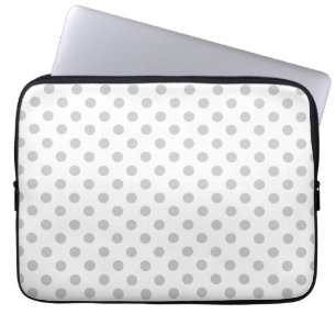 Ändra Grått Polka dots Valfritt Färg-klicka på Anp Laptop Fodral