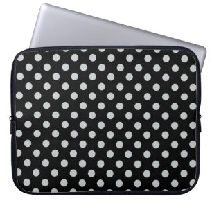 Ändra Grått Polka dots Valfritt Färg-klicka på Anp Laptop Sleeve