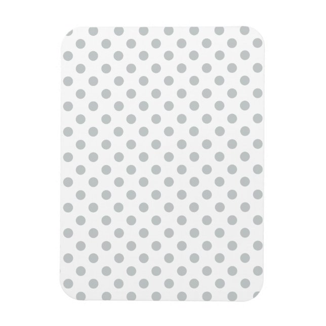 Ändra Grått Polka dots Valfritt Färg-klicka på Anp Magnet (Vertikal)