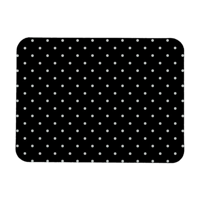 Ändra Grått Polka dots Valfritt Färg-klicka på Anp Magnet (Horisontell)