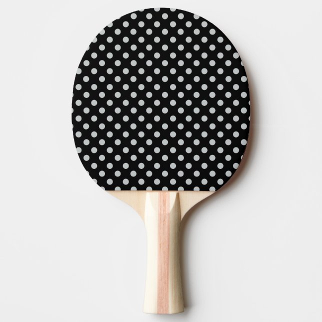 Ändra Grått Polka dots Valfritt Färg-klicka på Anp Pingisracket (Framsidan)