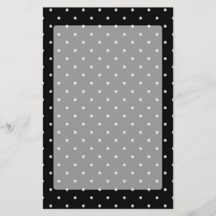 Ändra Grått Polka dots Valfritt Färg-klicka på Brevpapper