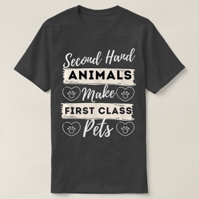 Andra handdjur gör besättningar av första klass  t shirt (Design framsida)