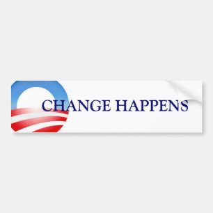 Ändra händer (Obama) Bildekal
