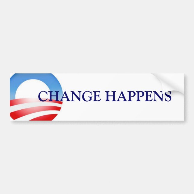 Ändra händer (Obama) Bildekal (Framsidan)