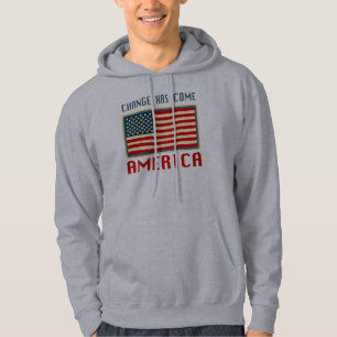 Ändra har kom till Amerika Obama Hoodie