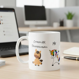 Andra HR-proffs Mig Enhörning Human Resources Kaffemugg